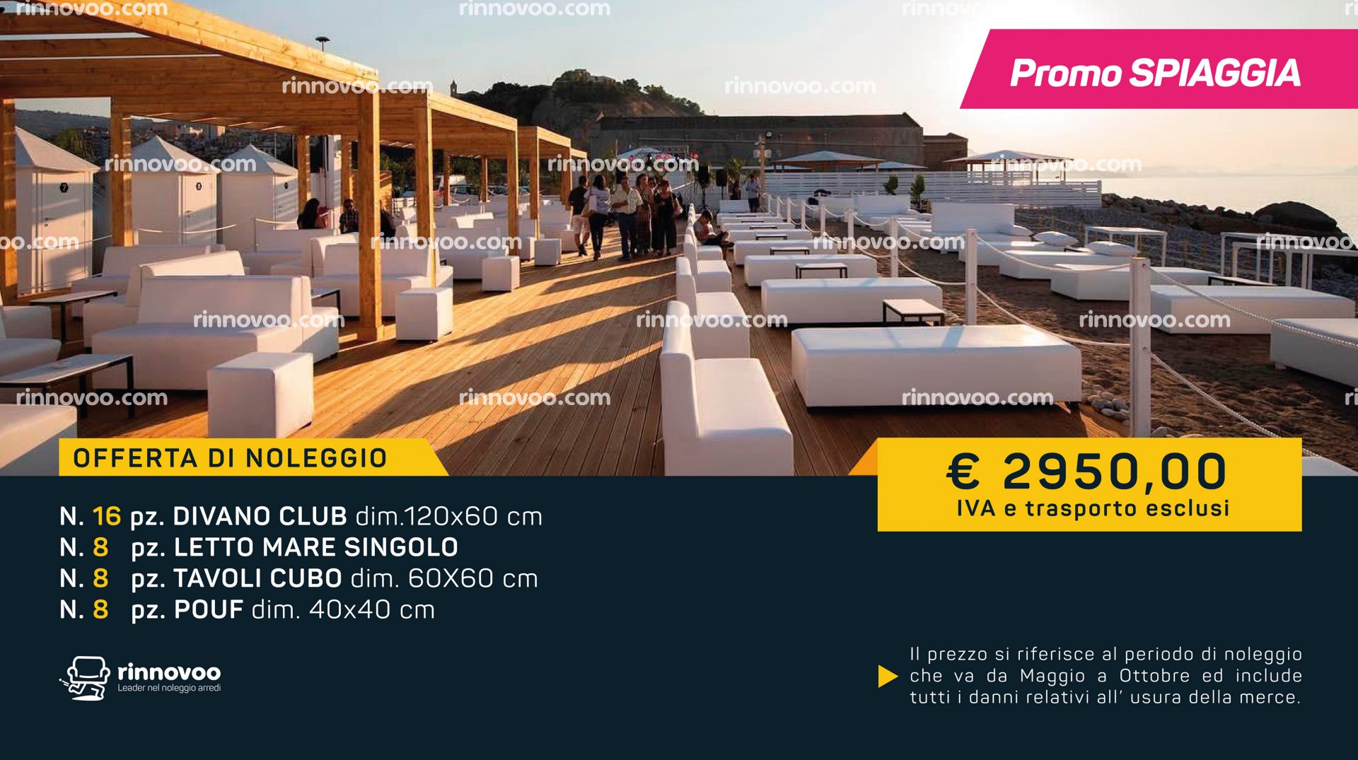 Rinnovoo promo Spiaggia