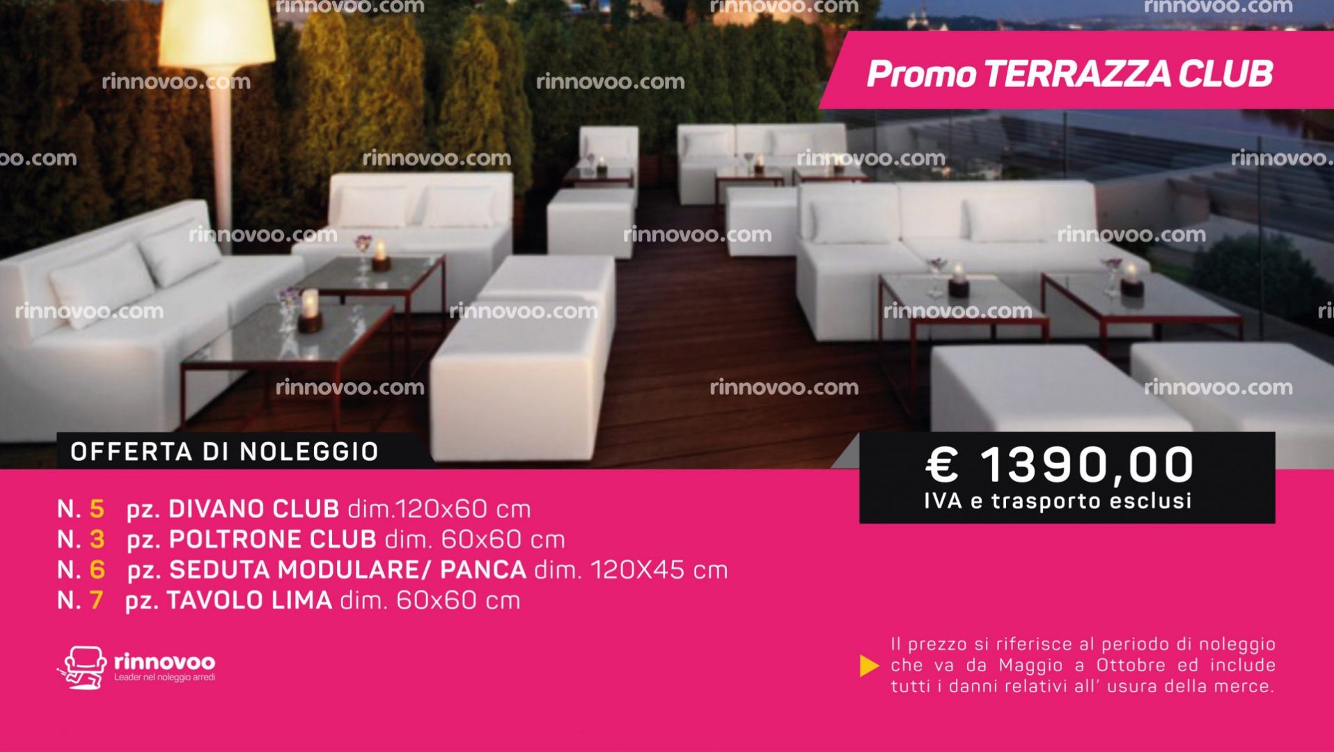 Rinnovoo promo terrazza club